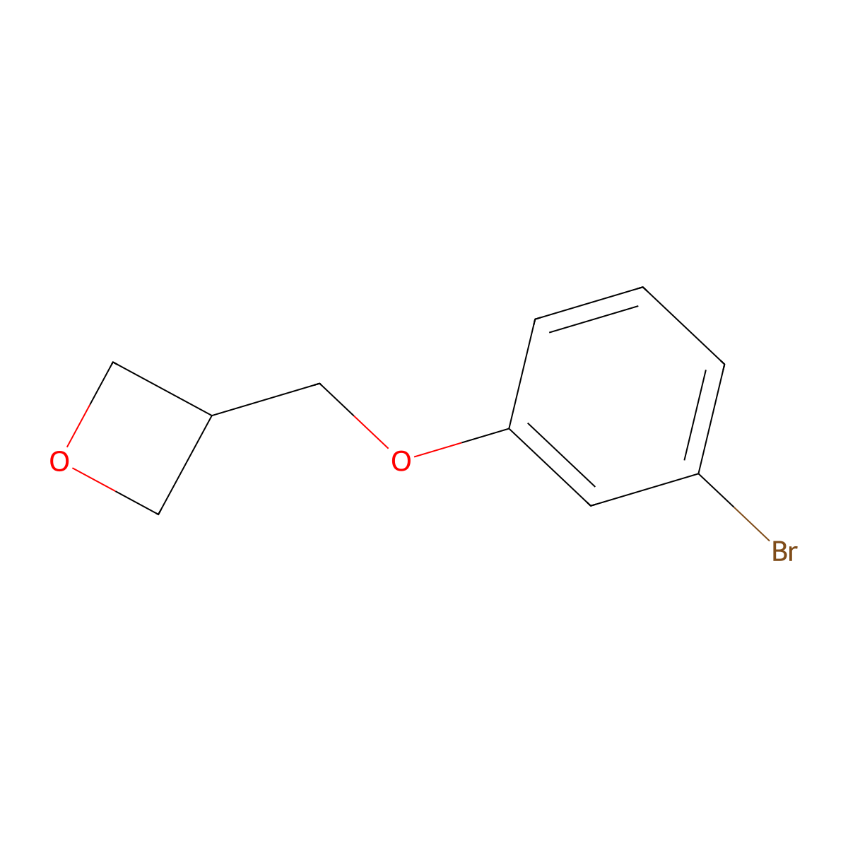 3-(3-Bromophenoxymethyl)oxetane molecular structure, CAS 1782866-85-6
