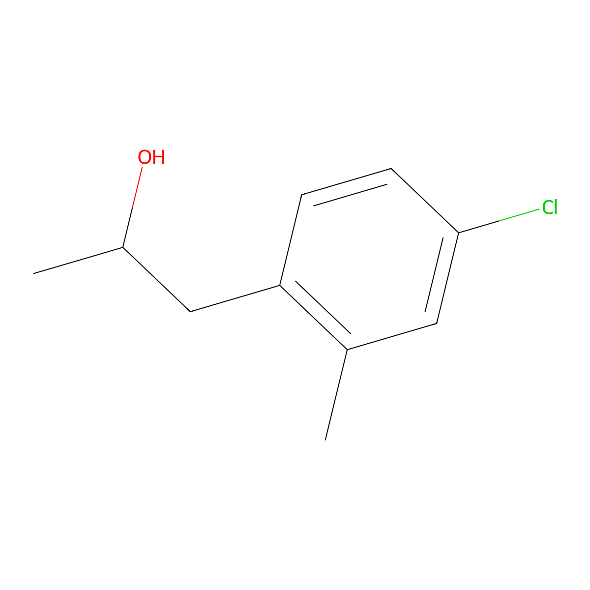1-(4-Chloro-2-methylphenyl)propan-2-ol molecular structure, CAS 1782870-71-6