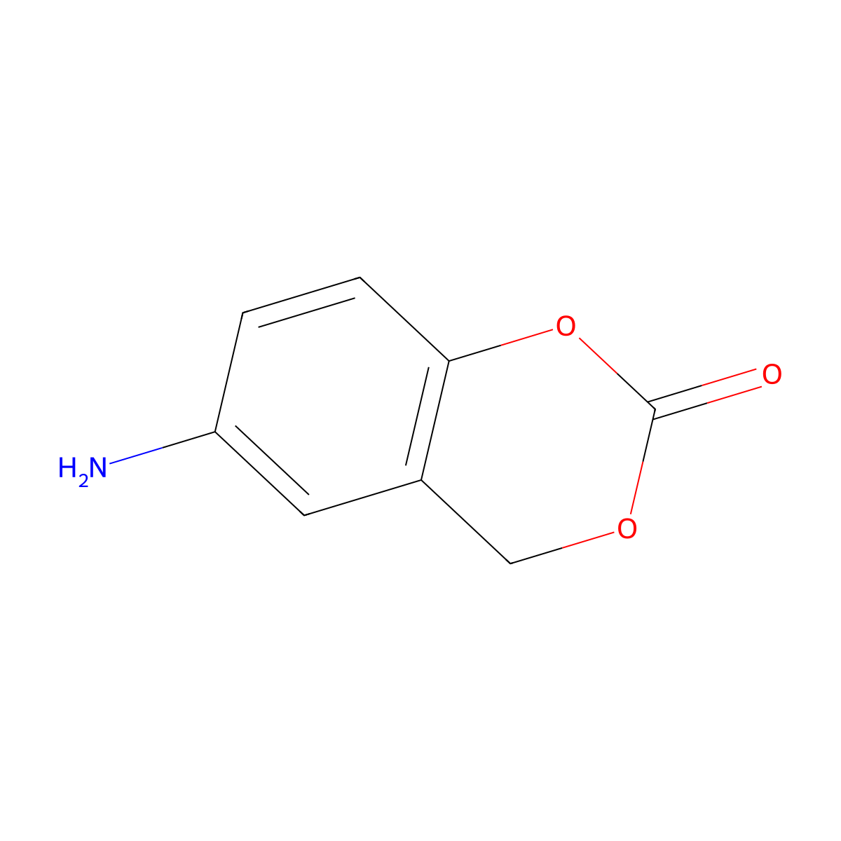 6-Amino-2,4-dihydro-1,3-benzodioxin-2-one molecular structure, CAS 1782871-32-2