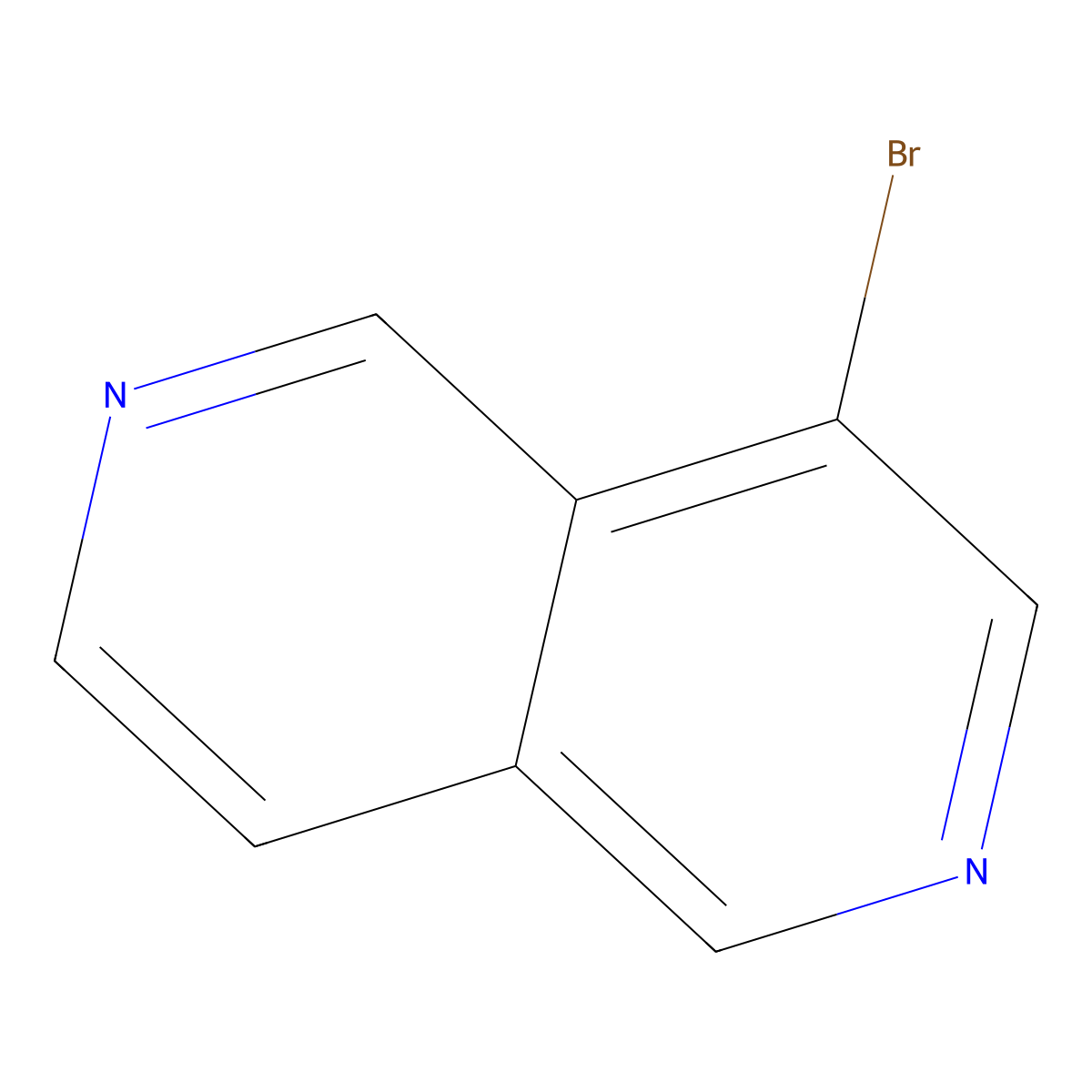 4-Bromo-2,6-naphthyridine molecular structure, CAS 1782910-98-8