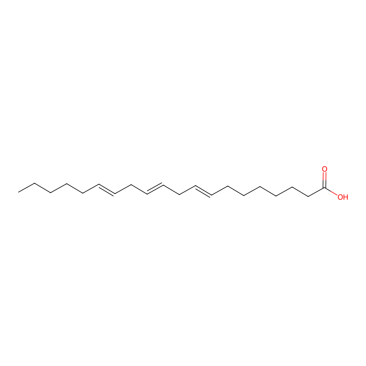 Dihomo-Gamma-Linolenic Acid molecular structure, CAS 1783-84-2