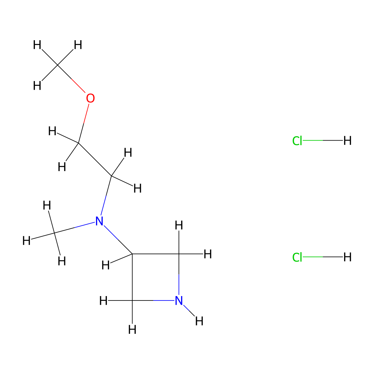 N-(2-methoxyethyl)-N-methylazetidin-3-amine dihydrochloride molecular structure, CAS 178311-96-1