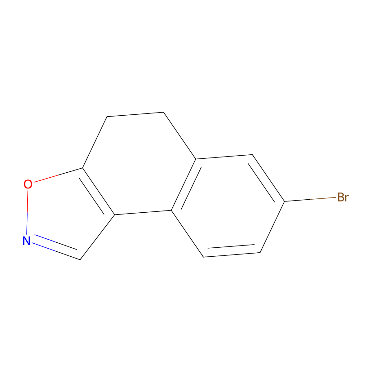 7-bromo-4H,5H-naphtho[1,2-d][1,2]oxazole molecular structure, CAS 1783306-71-7