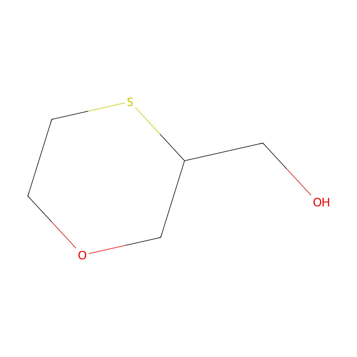 (1,4-Oxathian-3-yl)methanol molecular structure, CAS 1783310-66-6