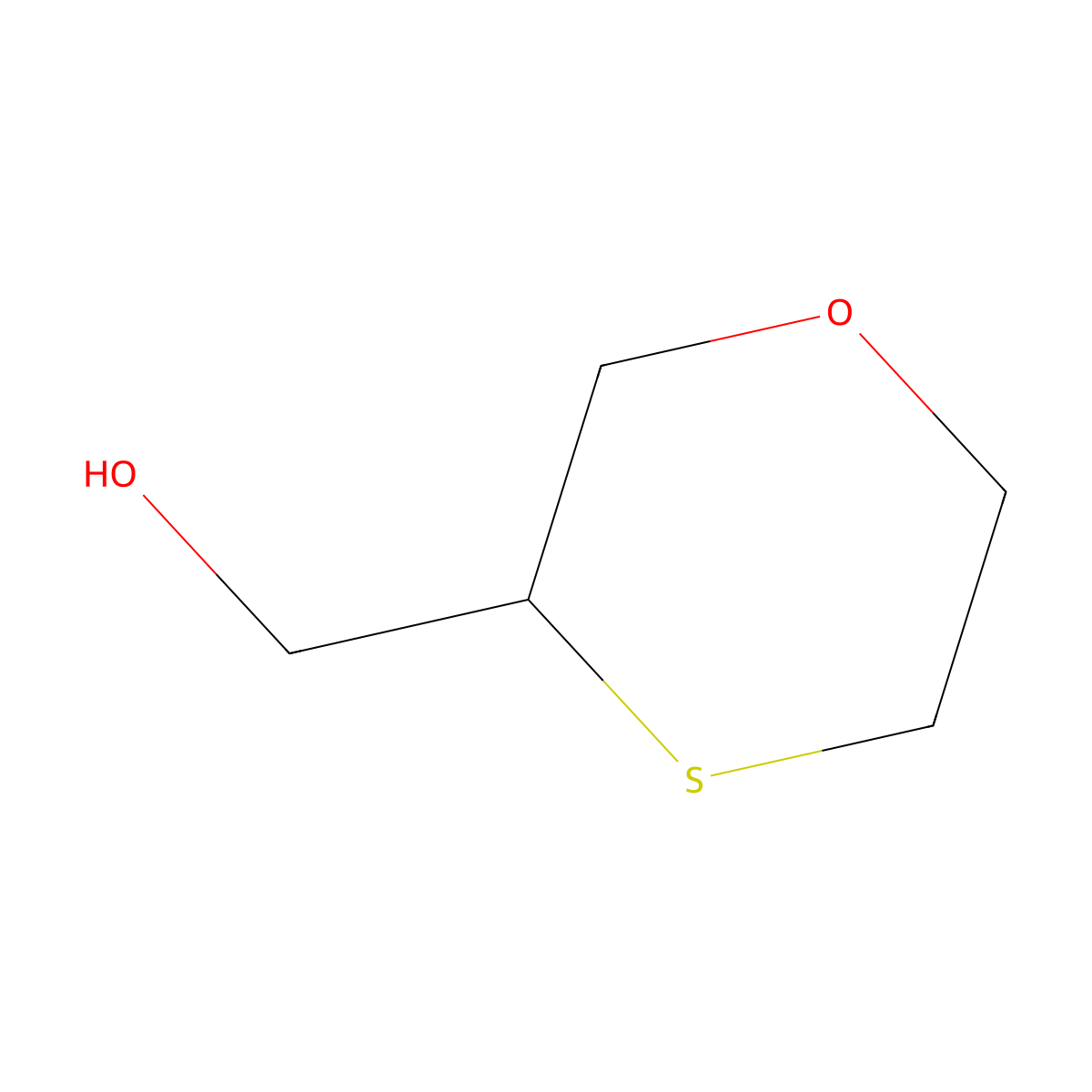 (1,4-Oxathian-3-yl)methanol molecular structure, CAS 1783310-66-6