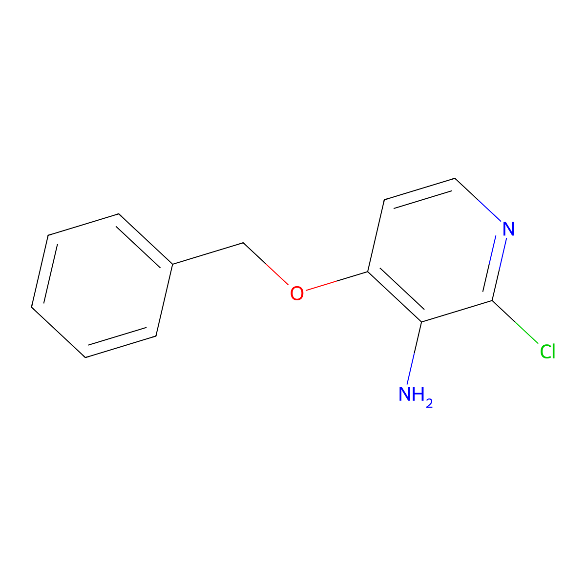 4-(Benzyloxy)-2-chloropyridin-3-amine molecular structure, CAS 1783343-14-5