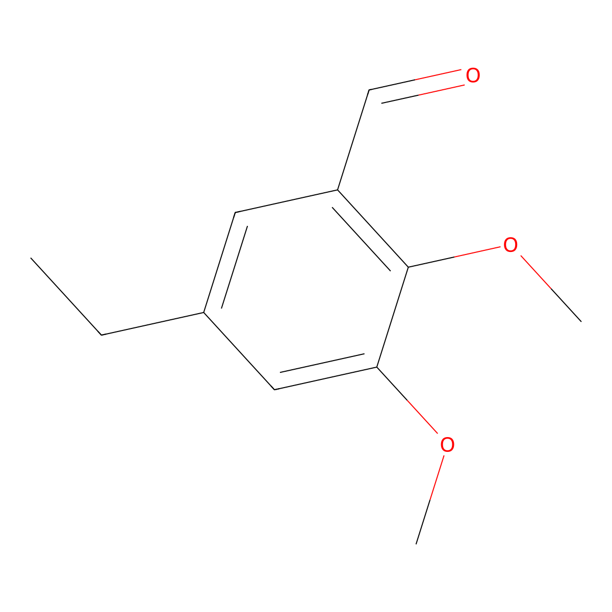 5-Ethyl-2,3-dimethoxybenzaldehyde molecular structure, CAS 1783354-58-4