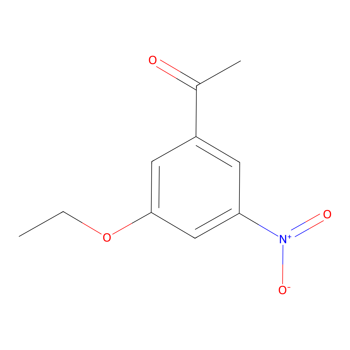 1-(3-Ethoxy-5-nitrophenyl)ethan-1-one molecular structure, CAS 1783358-83-7