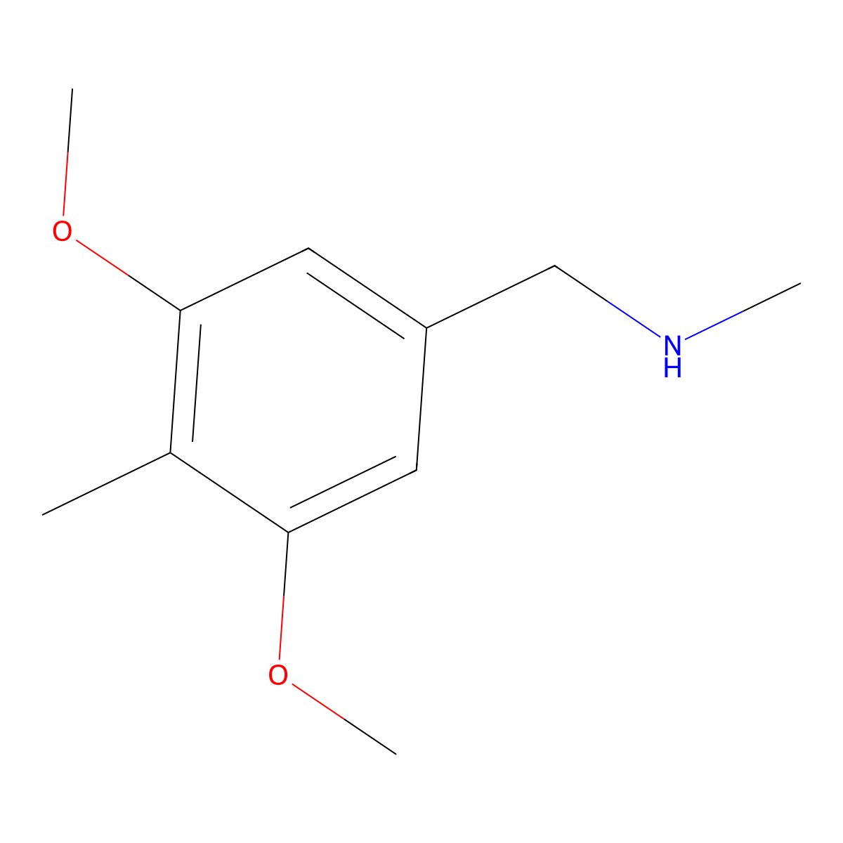 [(3,5-Dimethoxy-4-methylphenyl)methyl](methyl)amine molecular structure, CAS 1783374-42-4