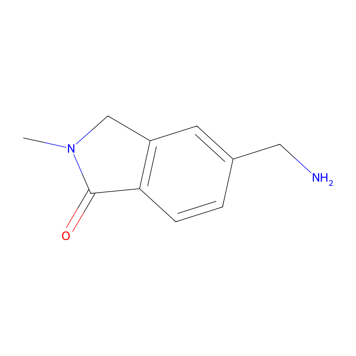 5-(Aminomethyl)-2-methylisoindolin-1-one molecular structure, CAS 1783418-97-2