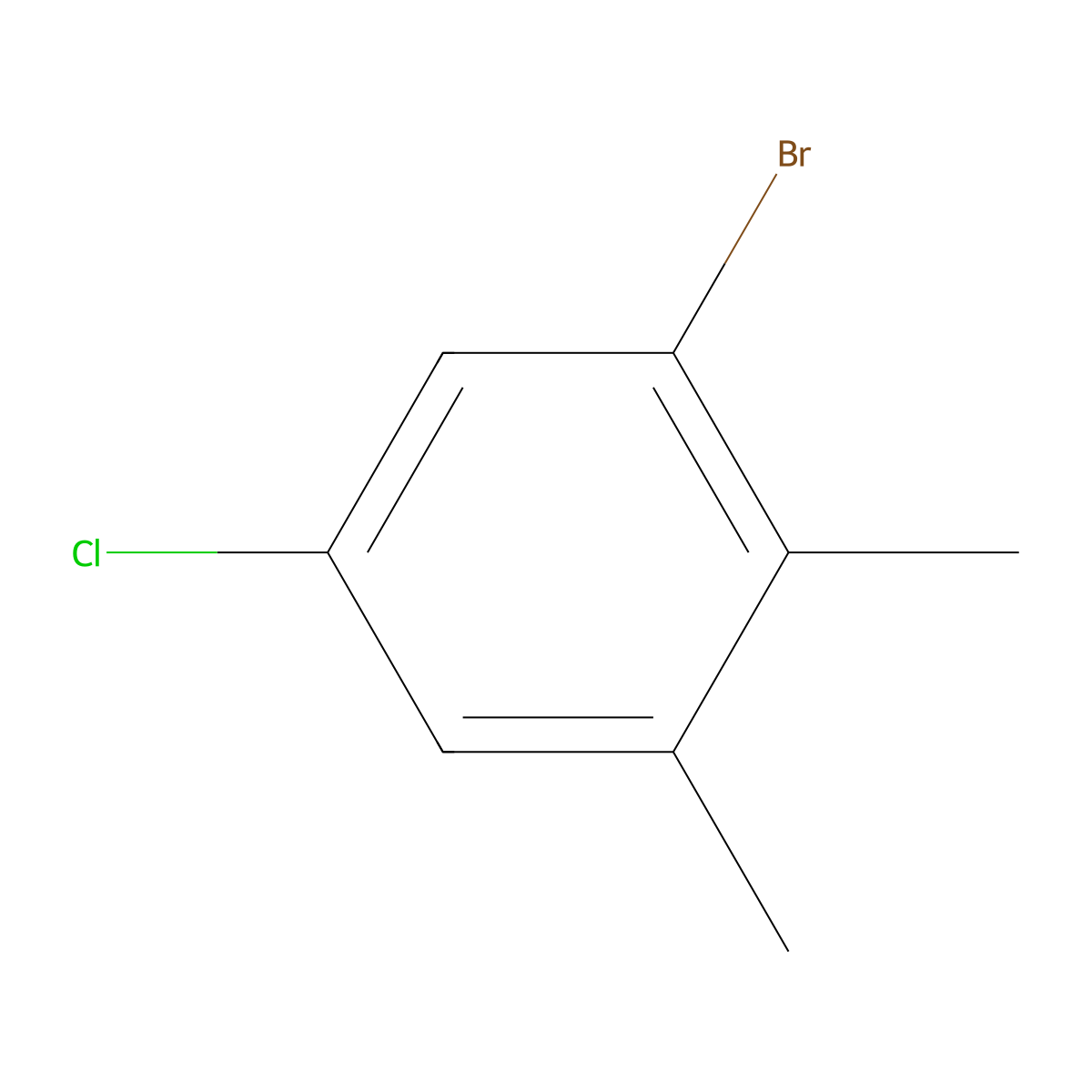 1-Bromo-5-chloro-2,3-dimethylbenzene molecular structure, CAS 1783425-34-2