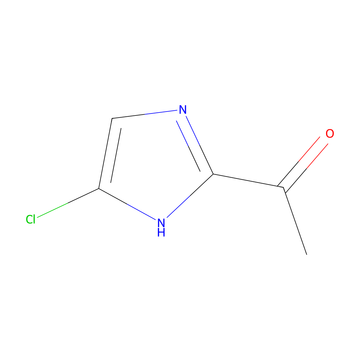 1-(4-Chloro-1H-imidazol-2-yl)ethanone molecular structure, CAS 1783437-13-7