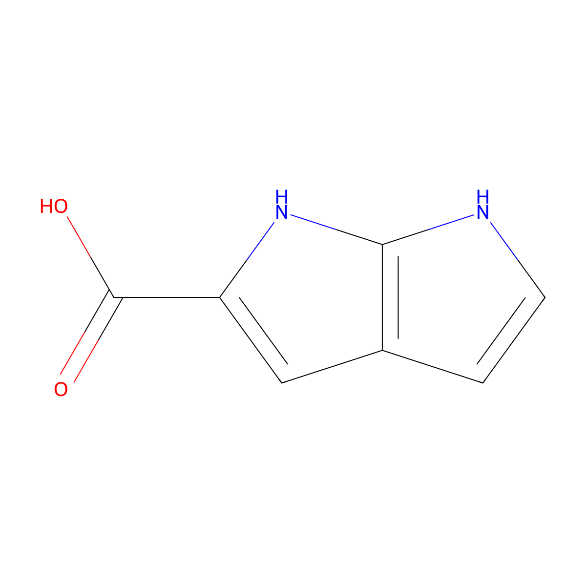 1,6-Dihydropyrrolo[2,3-b]pyrrole-2-carboxylic acid molecular structure, CAS 1783528-37-9