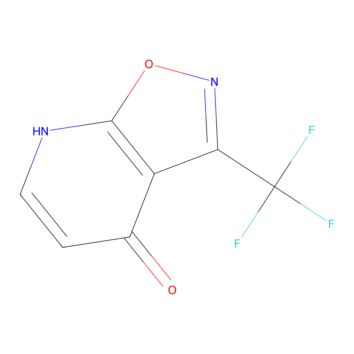 3-(Trifluoromethyl)isoxazolo[5,4-b]pyridin-4-ol molecular structure, CAS 1783544-01-3