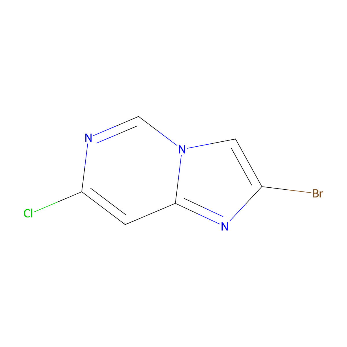 2-Bromo-7-chloroimidazo[1,2-c]pyrimidine molecular structure, CAS 1783545-36-7