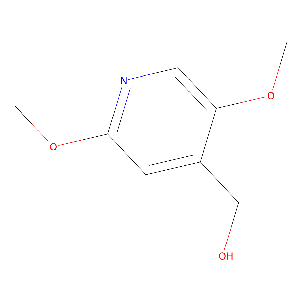 (2,5-Dimethoxypyridin-4-yl)methanol molecular structure, CAS 1783569-61-8