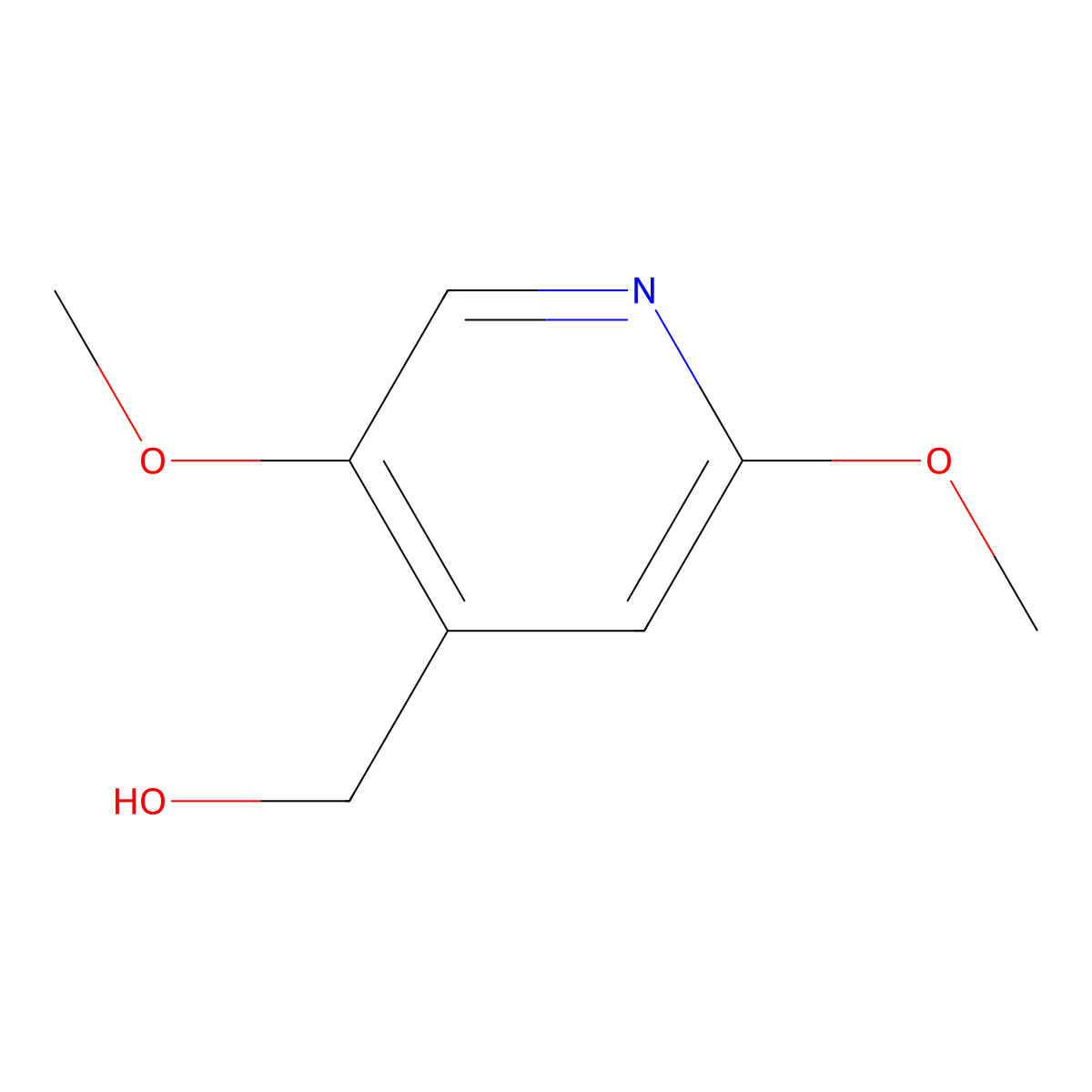 (2,5-Dimethoxypyridin-4-yl)methanol molecular structure, CAS 1783569-61-8