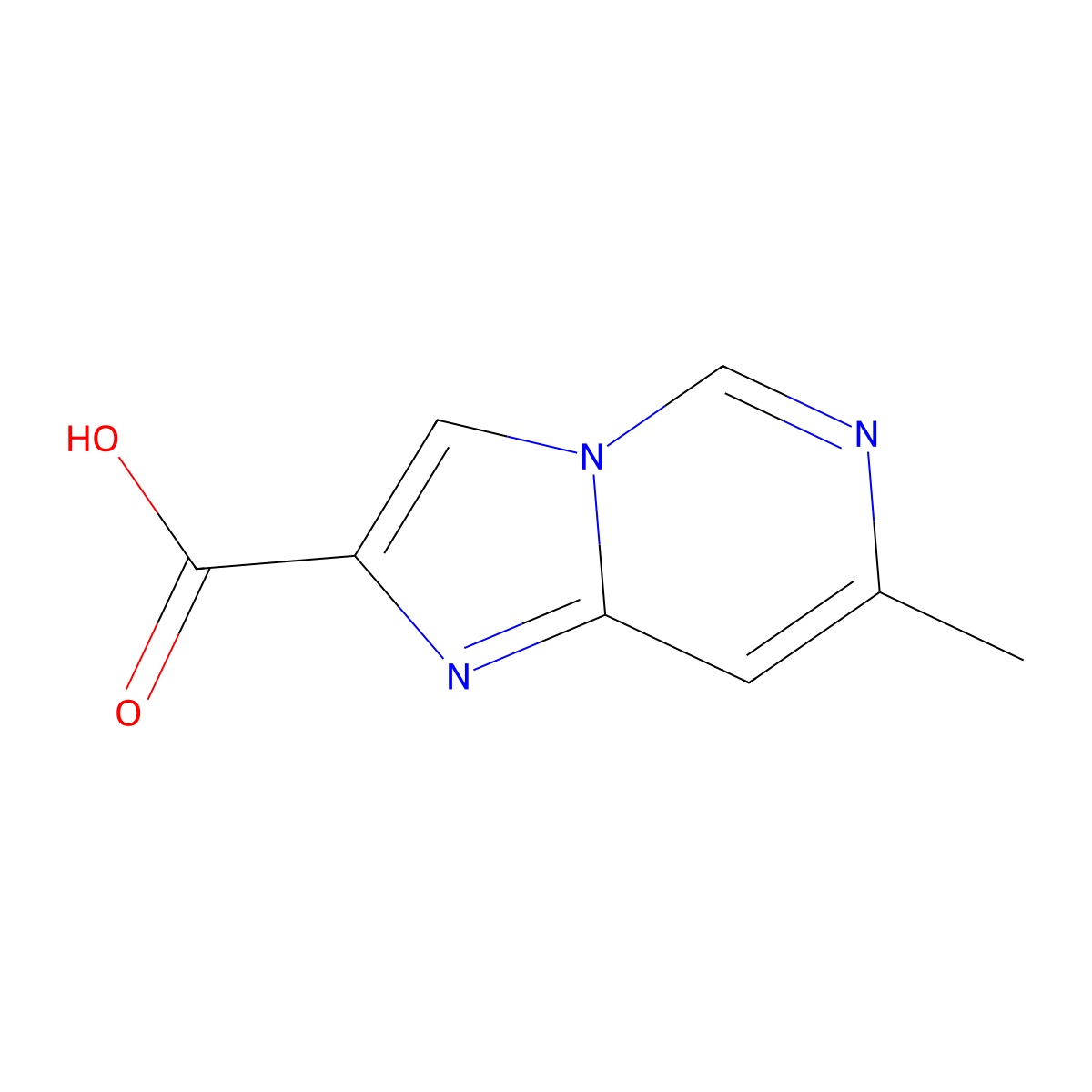 7-Methylimidazo[1,2-c]pyrimidine-2-carboxylic acid molecular structure, CAS 1783574-57-1