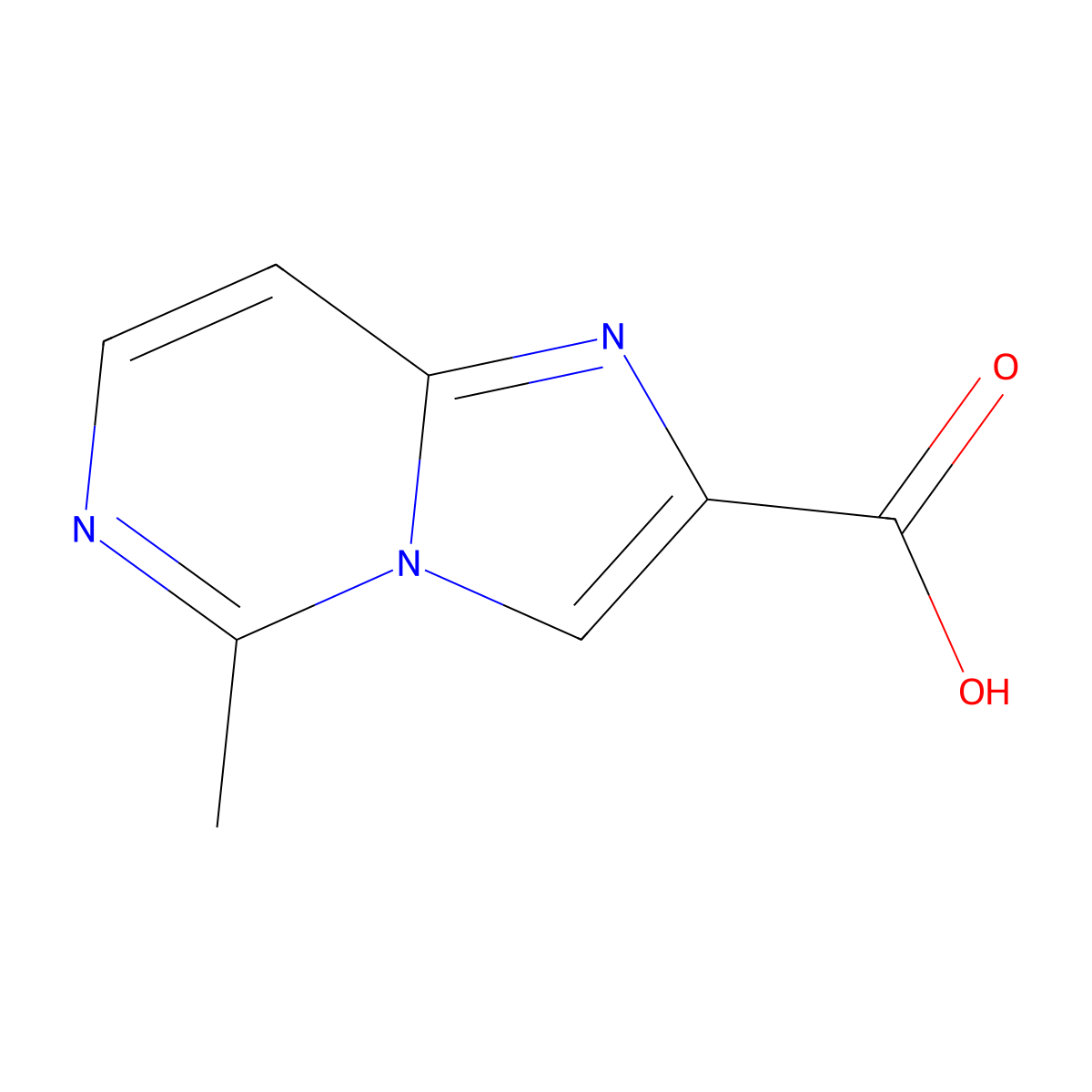 5-Methylimidazo[1,2-c]pyrimidine-2-carboxylic acid molecular structure, CAS 1783574-87-7