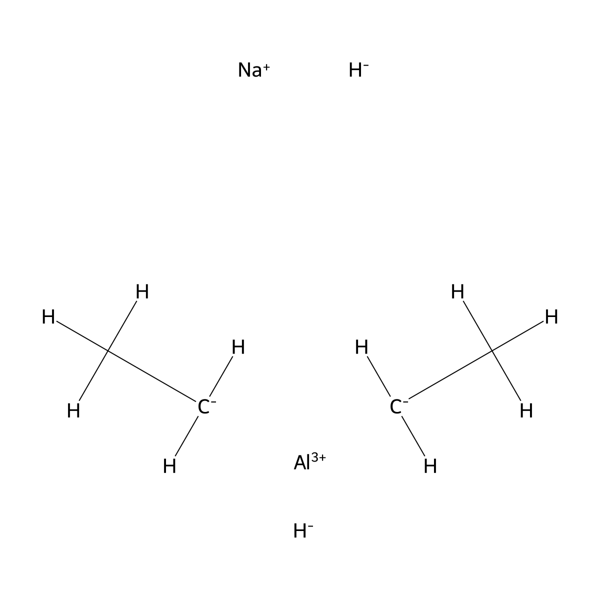 Aluminate(1-), diethyldihydro-, sodium (1:1), (T-4)- molecular structure, CAS 17836-88-3