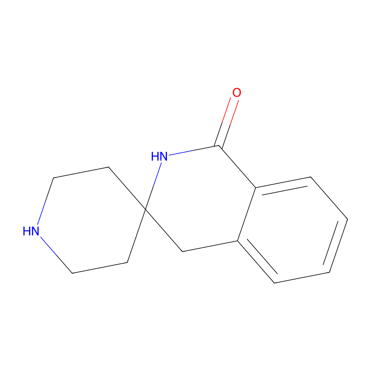 2,4-dihydro-1H-spiro[isoquinoline-3,4'-piperidin]-1-one molecular structure, CAS 1783614-78-7