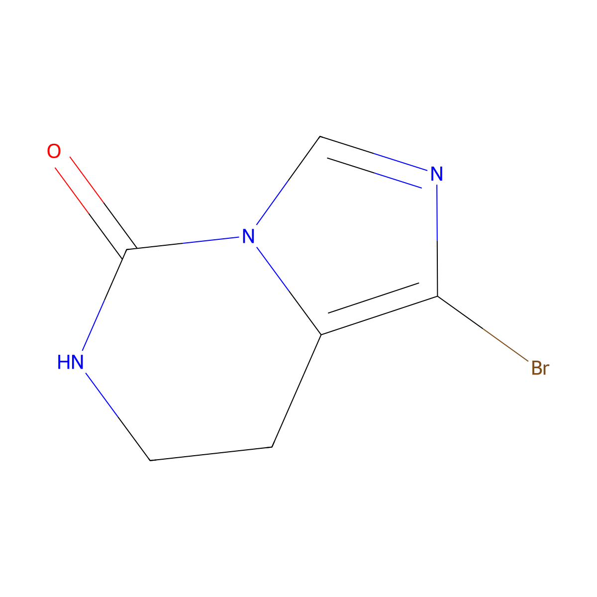 1-bromo-5H,6H,7H,8H-imidazo(1,5-c)pyrimidin-5-one molecular structure, CAS 1783619-44-2