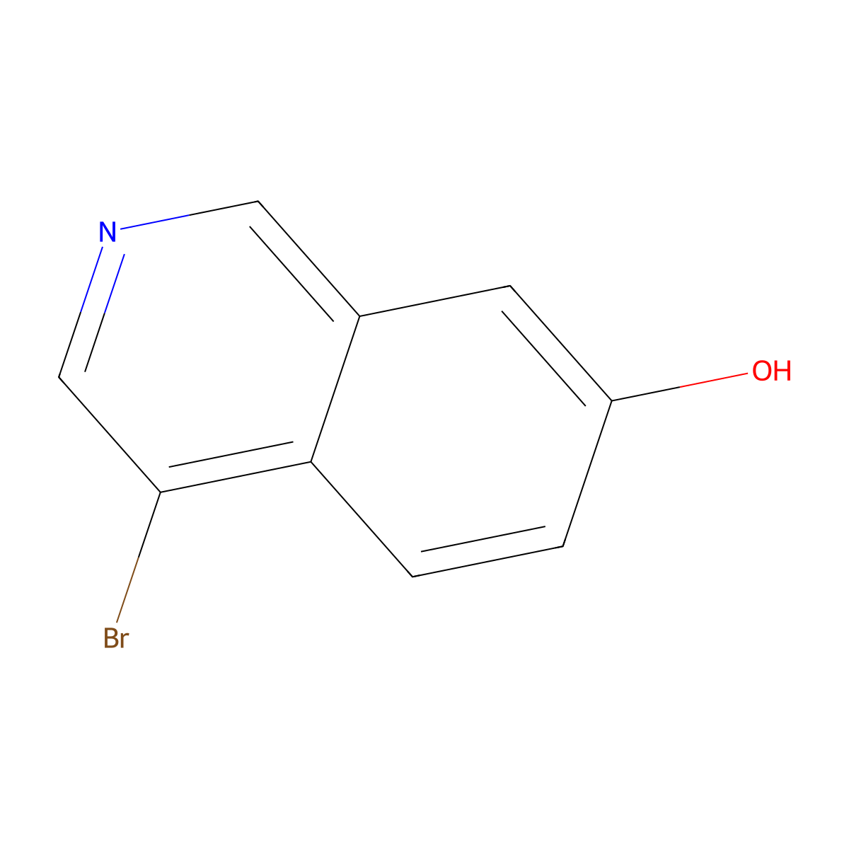4-Bromoisoquinolin-7-ol molecular structure, CAS 1783631-45-7