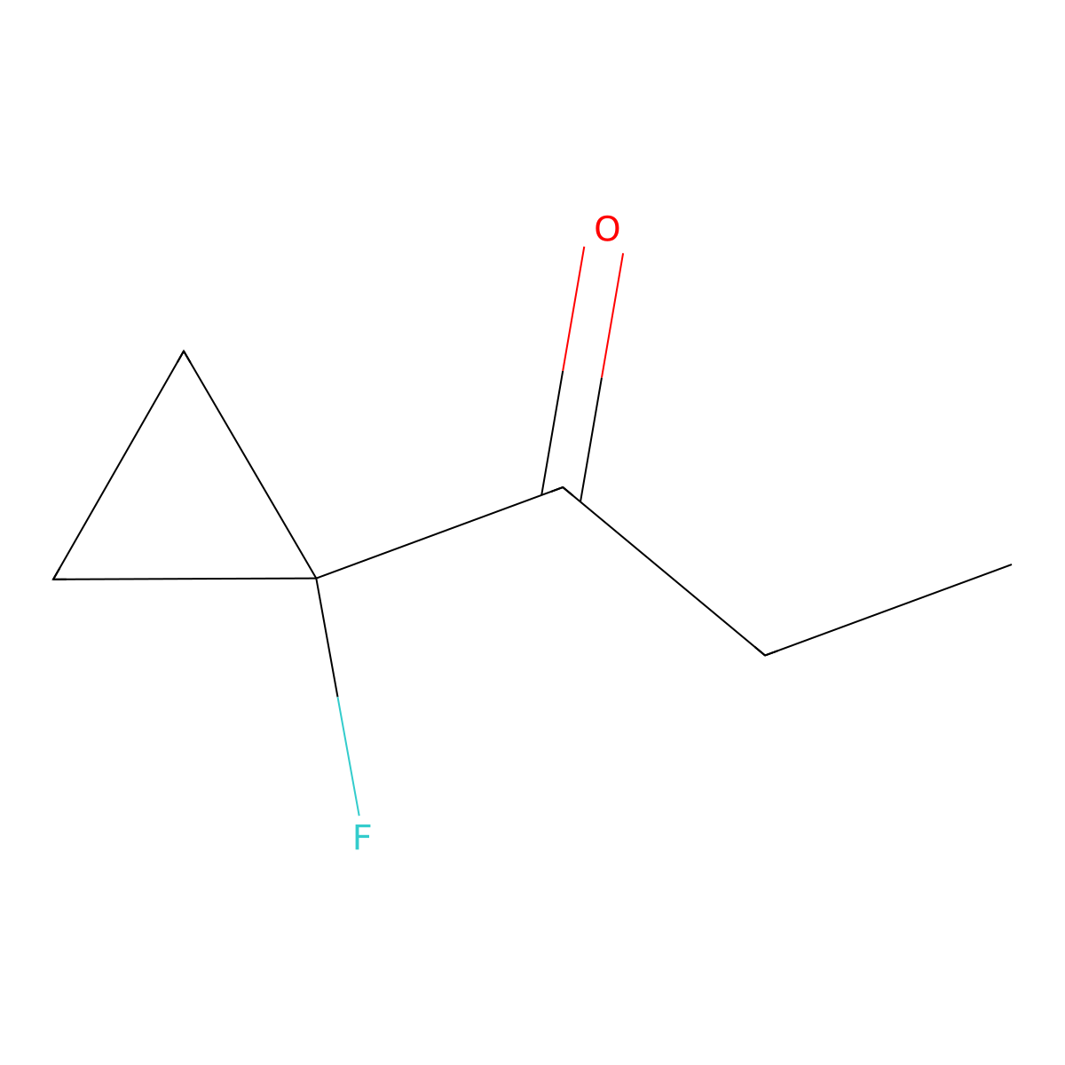 1-(1-Fluorocyclopropyl)propan-1-one molecular structure, CAS 1783648-14-5