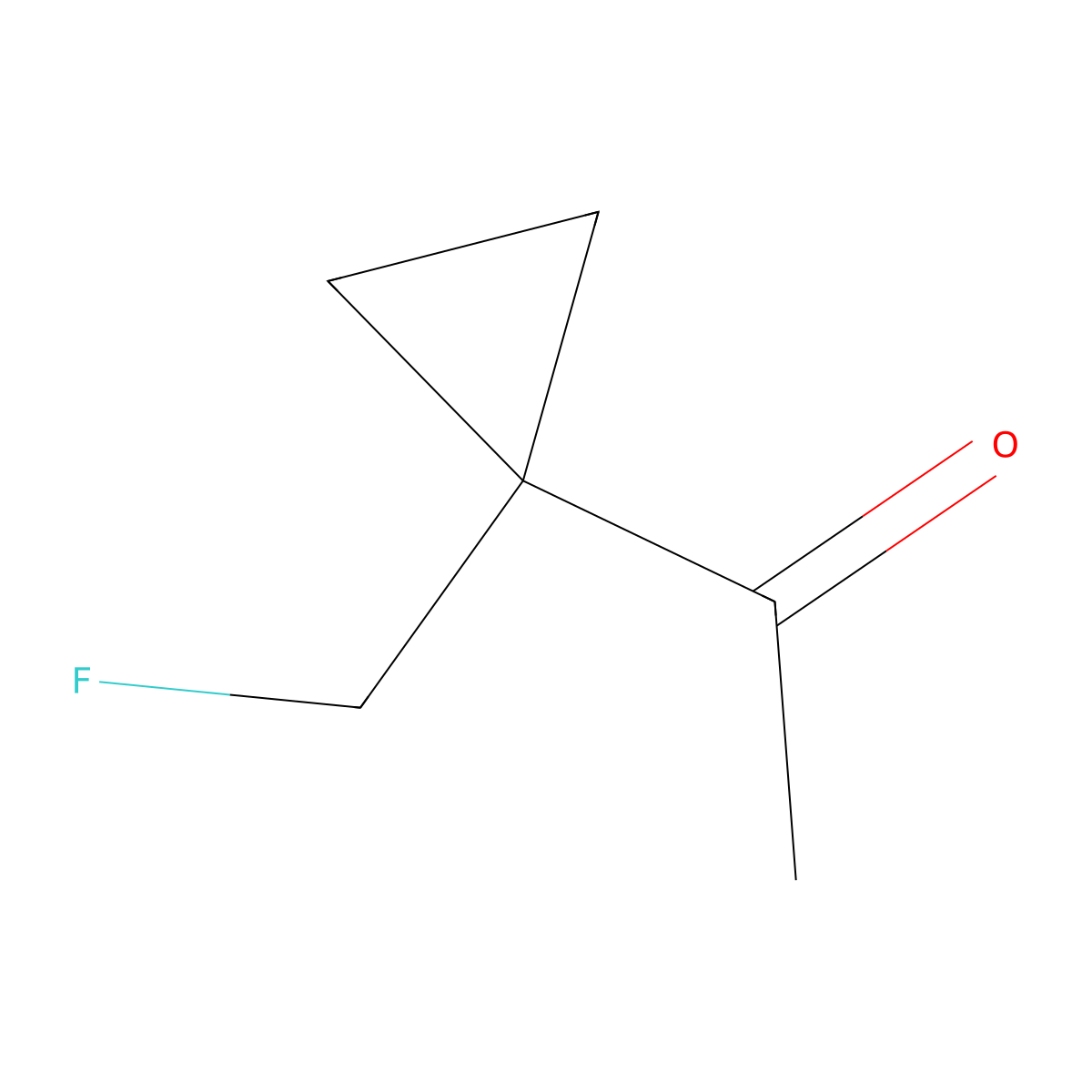 1-[1-(Fluoromethyl)cyclopropyl]ethan-1-one molecular structure, CAS 1783648-22-5