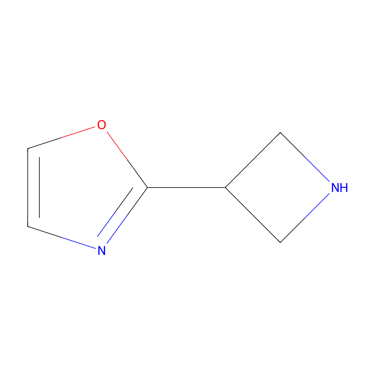2-(Azetidin-3-YL)-1,3-oxazole molecular structure, CAS 1783650-40-7