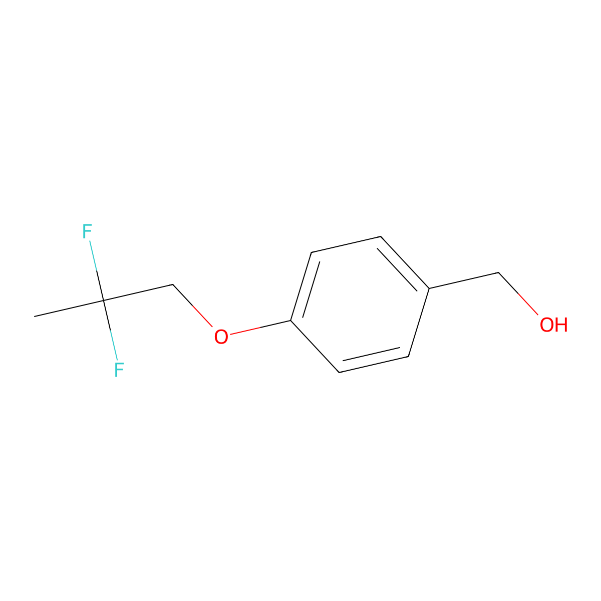 [4-(2,2-Difluoropropoxy)phenyl]methanol molecular structure, CAS 1783691-70-2