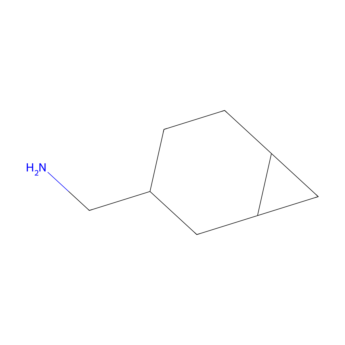 (Bicyclo(4.1.0)heptan-3-yl)methanamine molecular structure, CAS 1783718-72-8