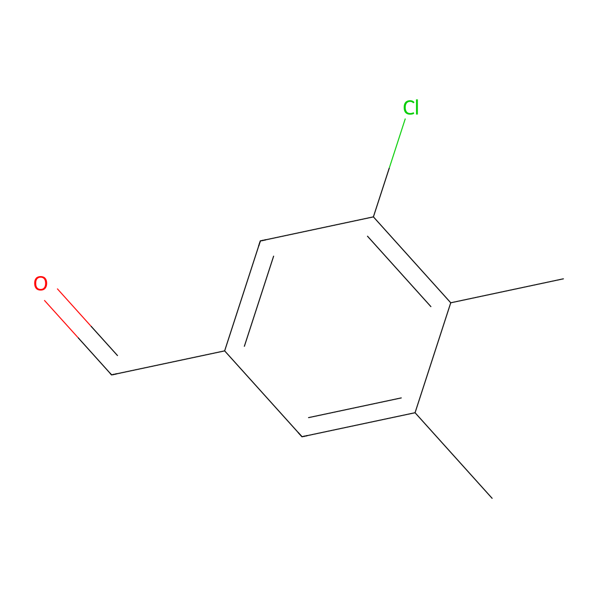 3-Chloro-4,5-dimethylbenzaldehyde molecular structure, CAS 1783743-64-5