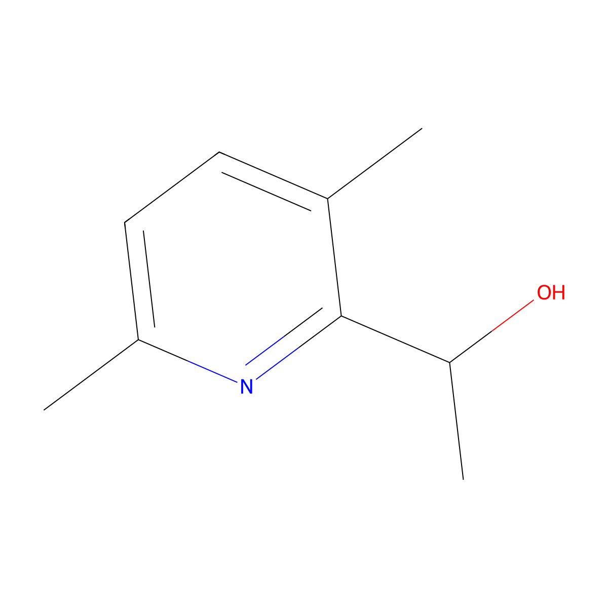 1-(3,6-Dimethylpyridin-2-yl)ethanol molecular structure, CAS 1783764-02-2