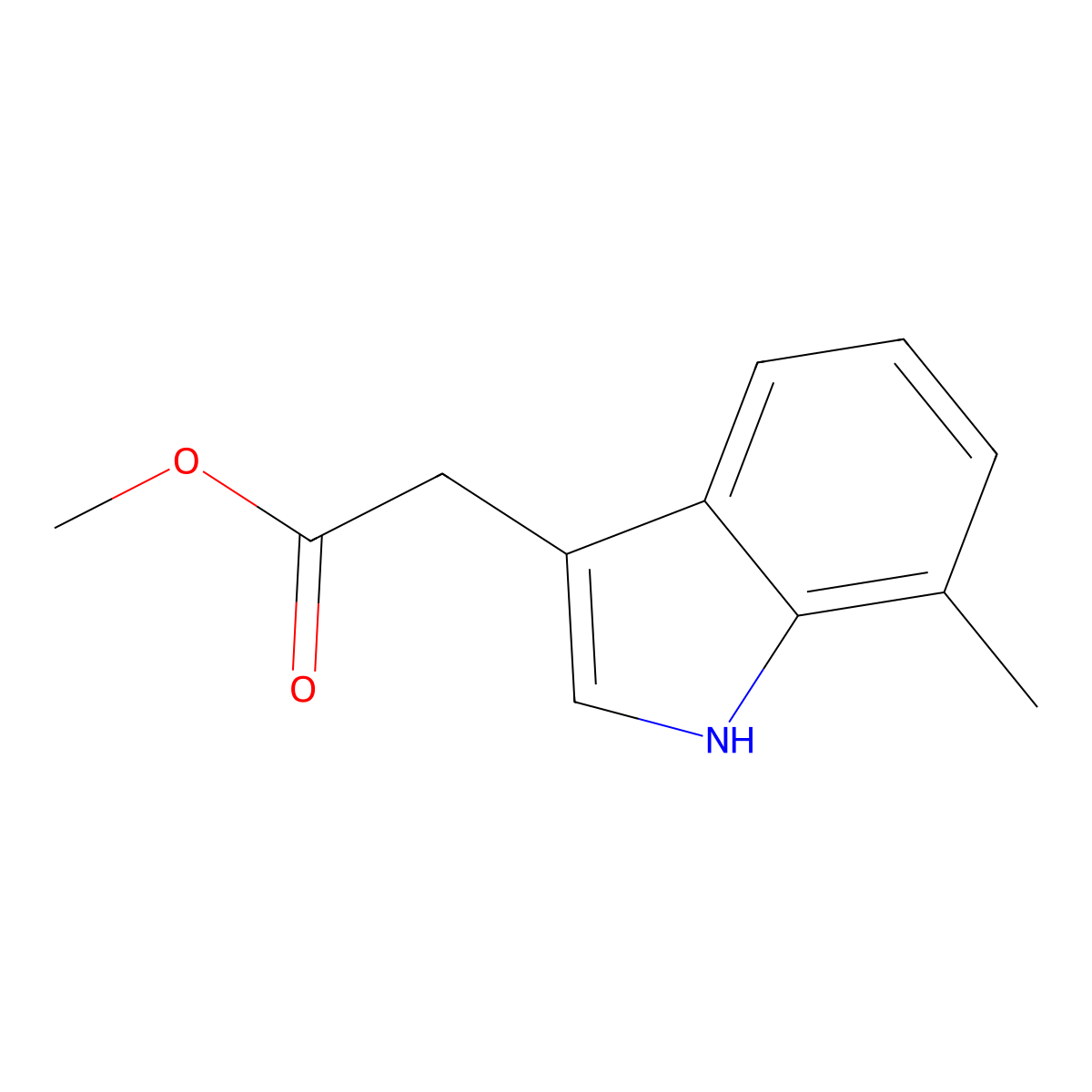 Methyl 7-Methylindole-3-acetate molecular structure, CAS 1783785-91-0