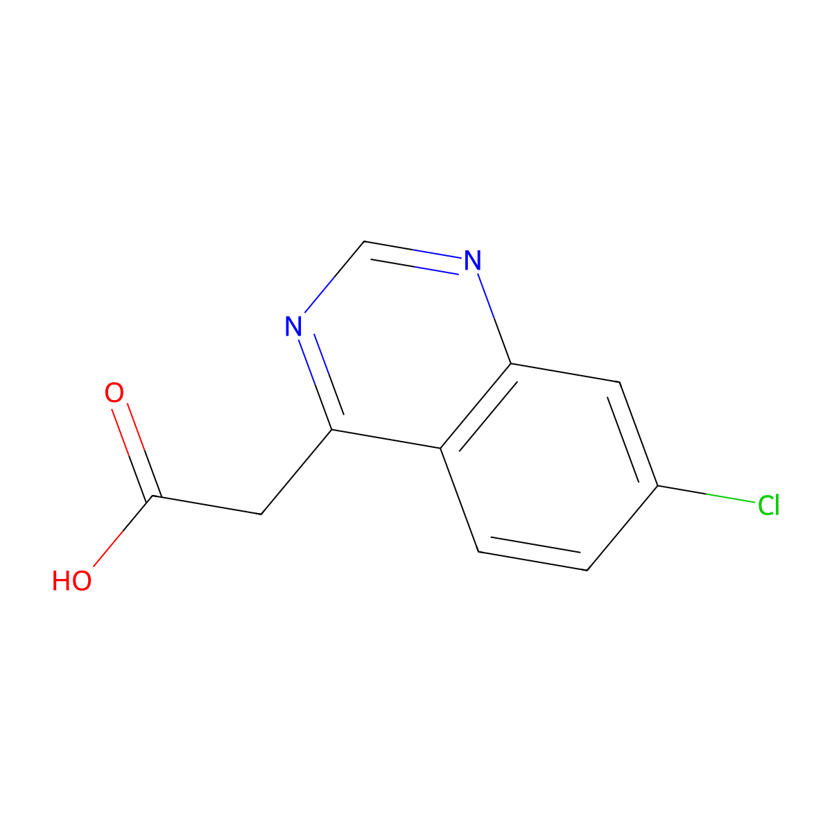 7-Chloroquinazoline-4-acetic Acid molecular structure, CAS 1783794-98-8