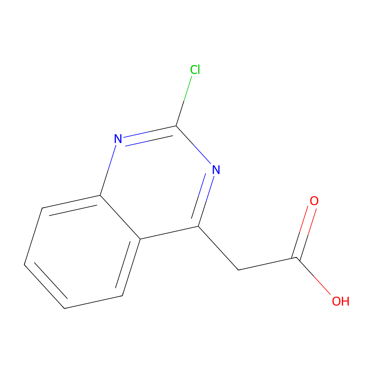2-Chloroquinazoline-4-acetic Acid molecular structure, CAS 1783795-26-5