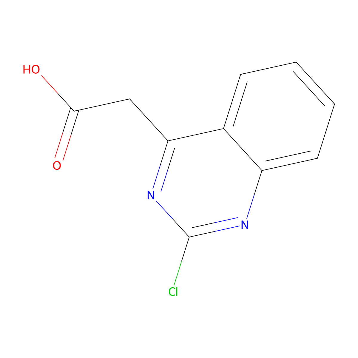2-Chloroquinazoline-4-acetic Acid molecular structure, CAS 1783795-26-5