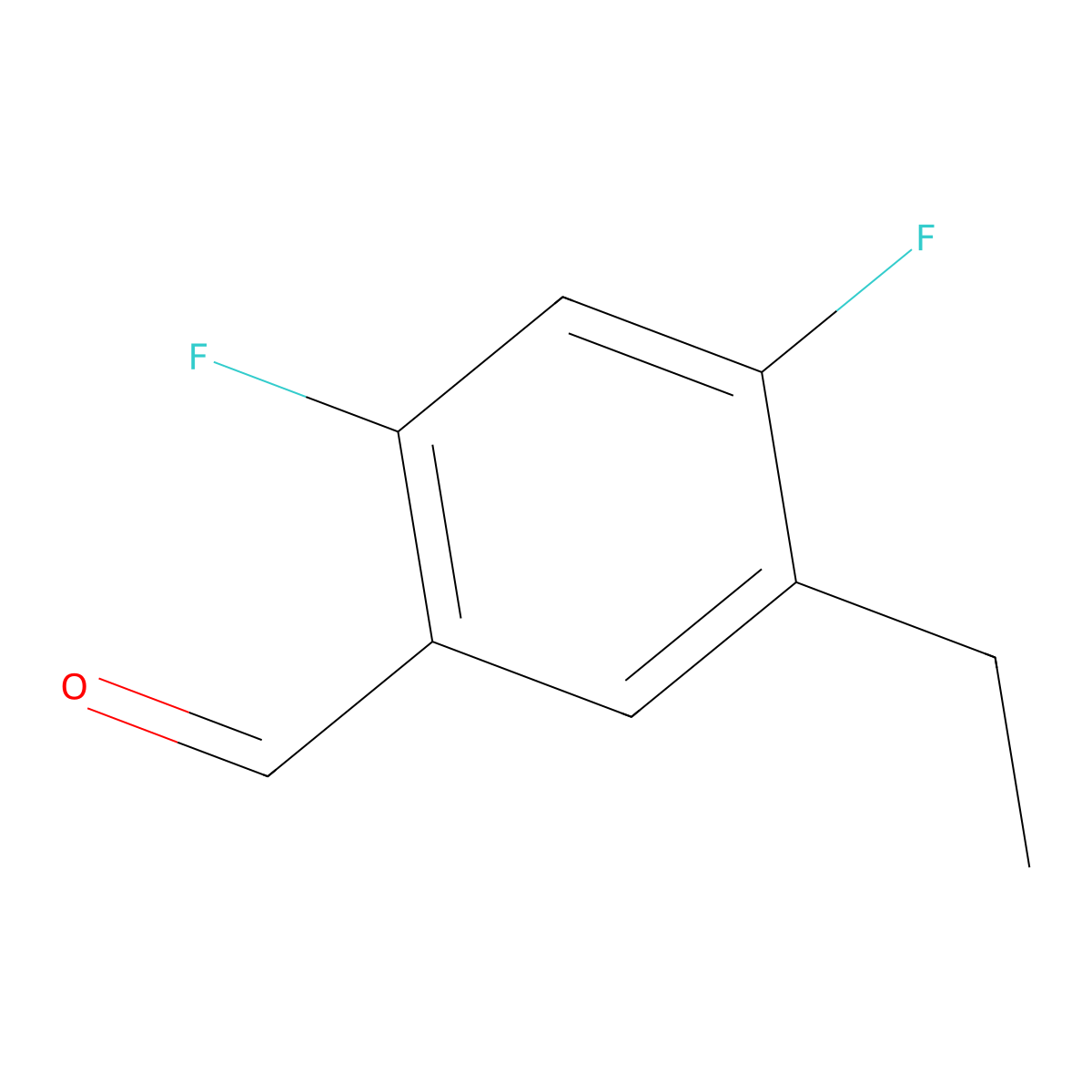 5-Ethyl-2,4-difluorobenZaldehyde molecular structure, CAS 1783796-28-0