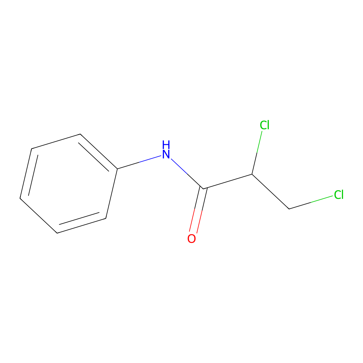 2,3-Dichloropropionanilide molecular structure, CAS 17839-22-4