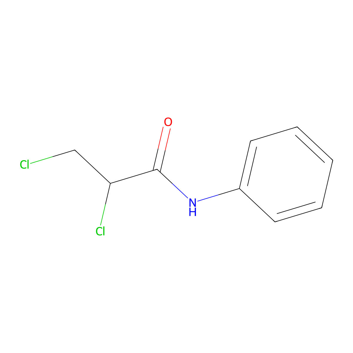 2,3-Dichloropropionanilide molecular structure, CAS 17839-22-4