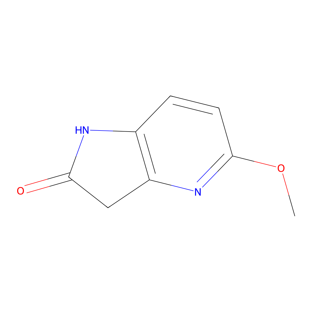 5-Methoxy-4-aza-2-oxindole molecular structure, CAS 178393-14-1