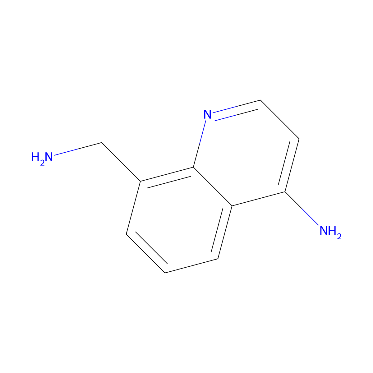 8-(Aminomethyl)quinolin-4-amine molecular structure, CAS 1783960-71-3