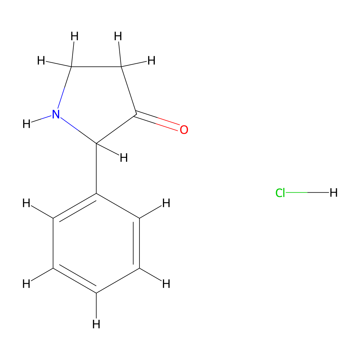 2-Phenylpyrrolidin-3-one hydrochloride molecular structure, CAS 1783972-17-7
