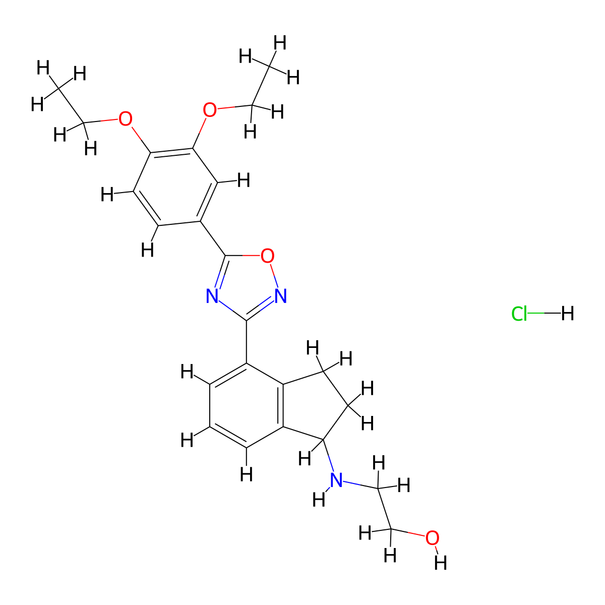 CYM 5442 hydrochloride molecular structure, CAS 1783987-80-3