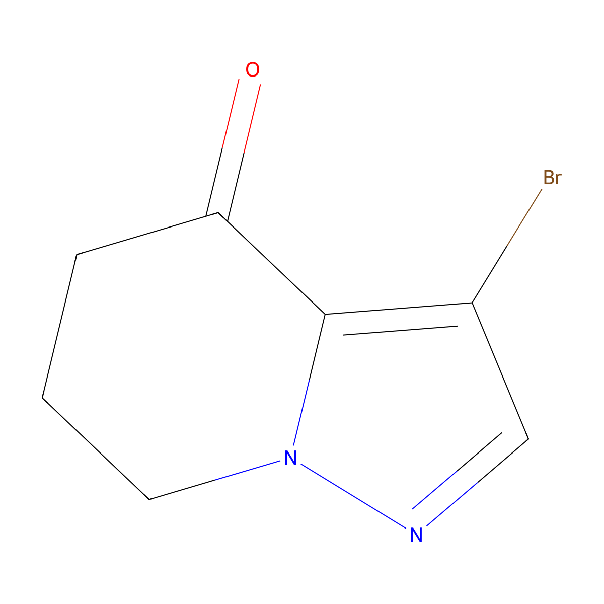 3-Bromo-6,7-dihydropyrazolo[1,5-A]pyridin-4(5H)-one molecular structure, CAS 1784026-76-1