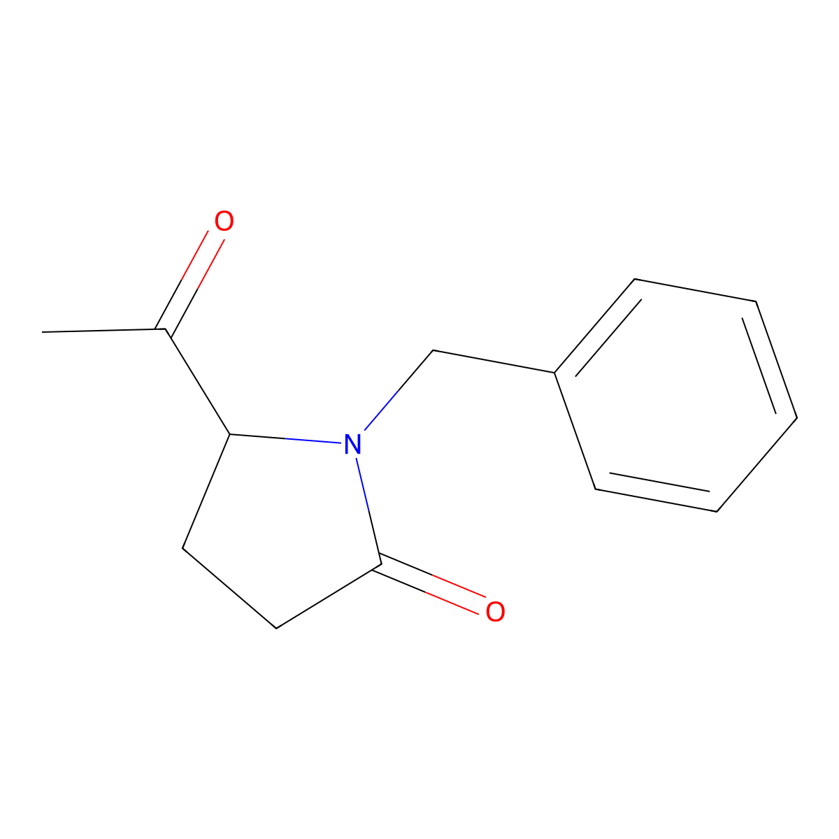 5-Acetyl-1-benzylpyrrolidin-2-one molecular structure, CAS 1784053-91-3