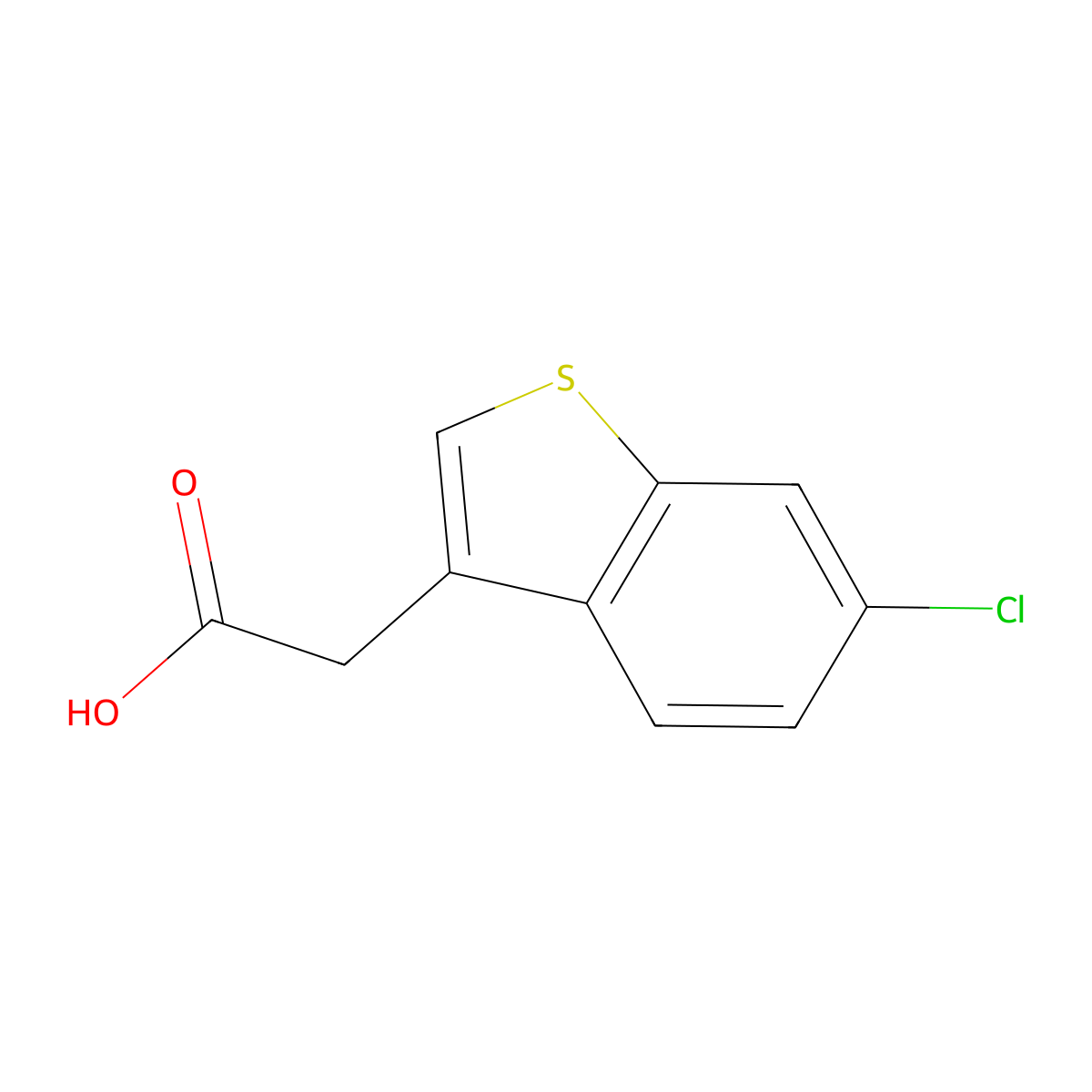2-(6-Chloro-1-benzothiophen-3-yl)aceticacid molecular structure, CAS 1784111-56-3