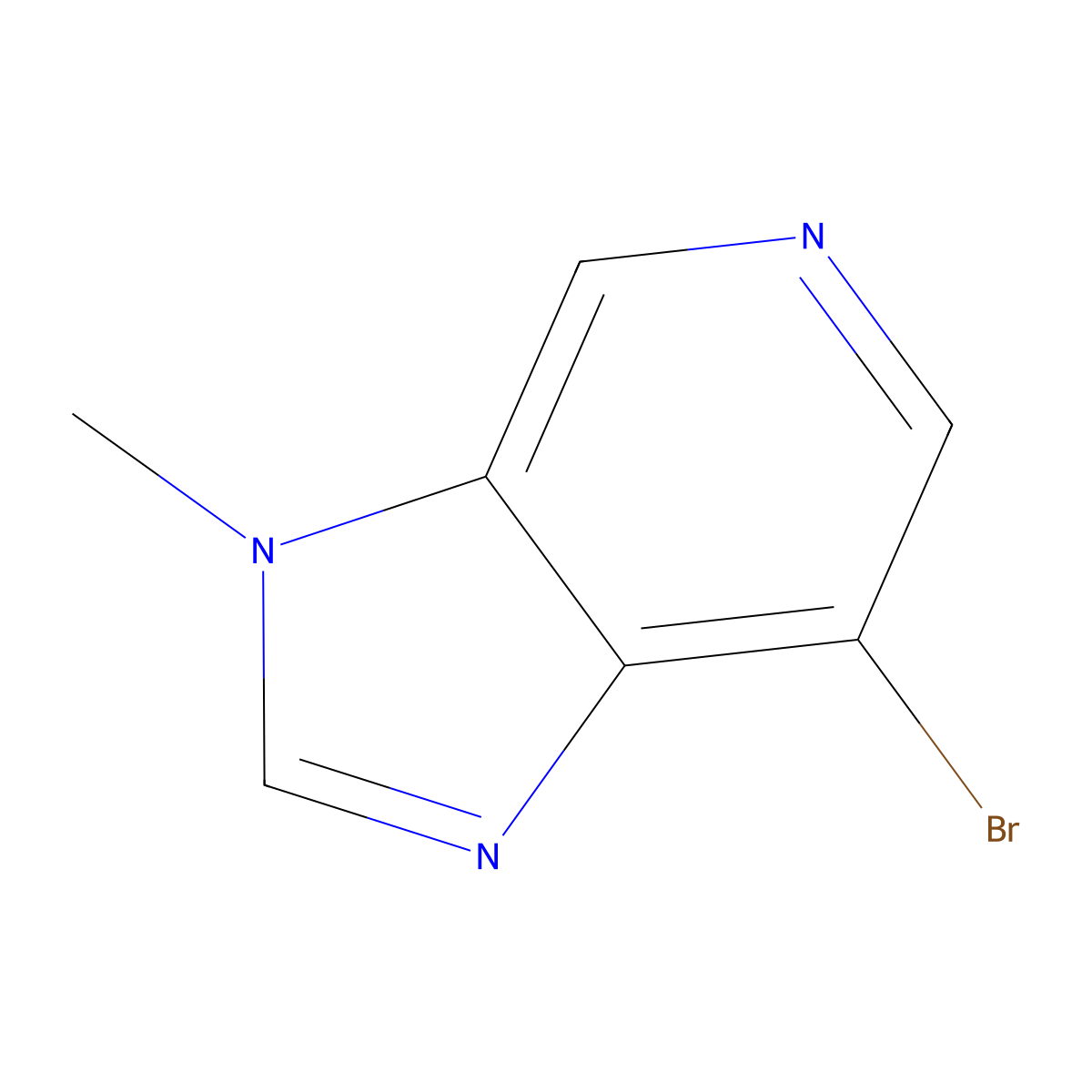 7-Bromo-3-methyl-3H-imidazo[4,5-c]pyridine molecular structure, CAS 1784125-40-1