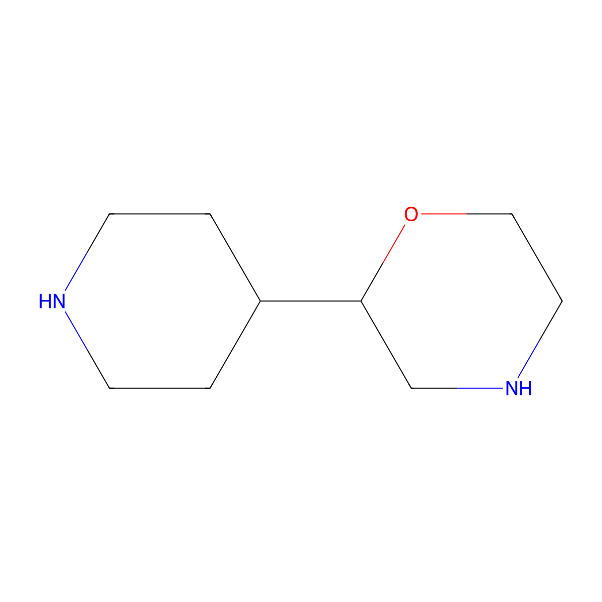 2-(Piperidin-4-yl)morpholine molecular structure, CAS 1784158-81-1